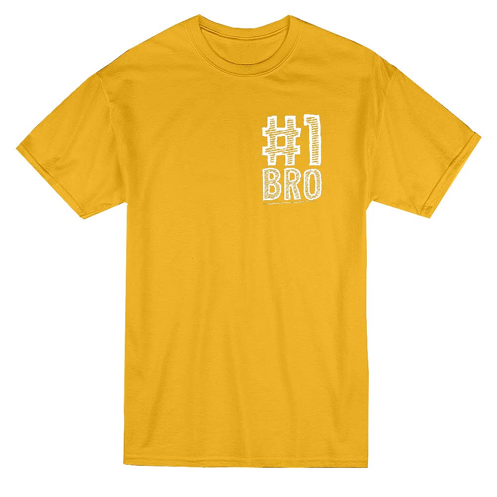 #1 Bro Chalk Fraternity Graphic Men's T-Shirt | Vintage Greek Letter College Tee | Perfect for Frat Parties, Campus Events & Casual Wear