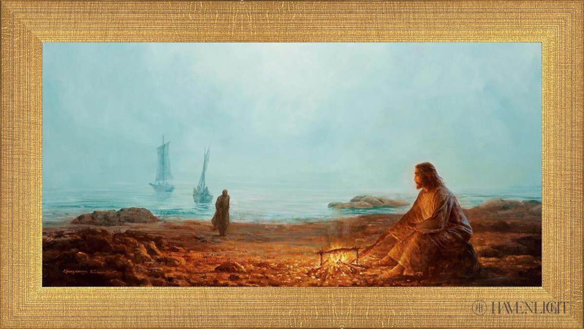 By The Shore By Yongsung Kim - Coastal Wall Art Print for Beach House Decor, Ocean Themed Living Room & Bedroom