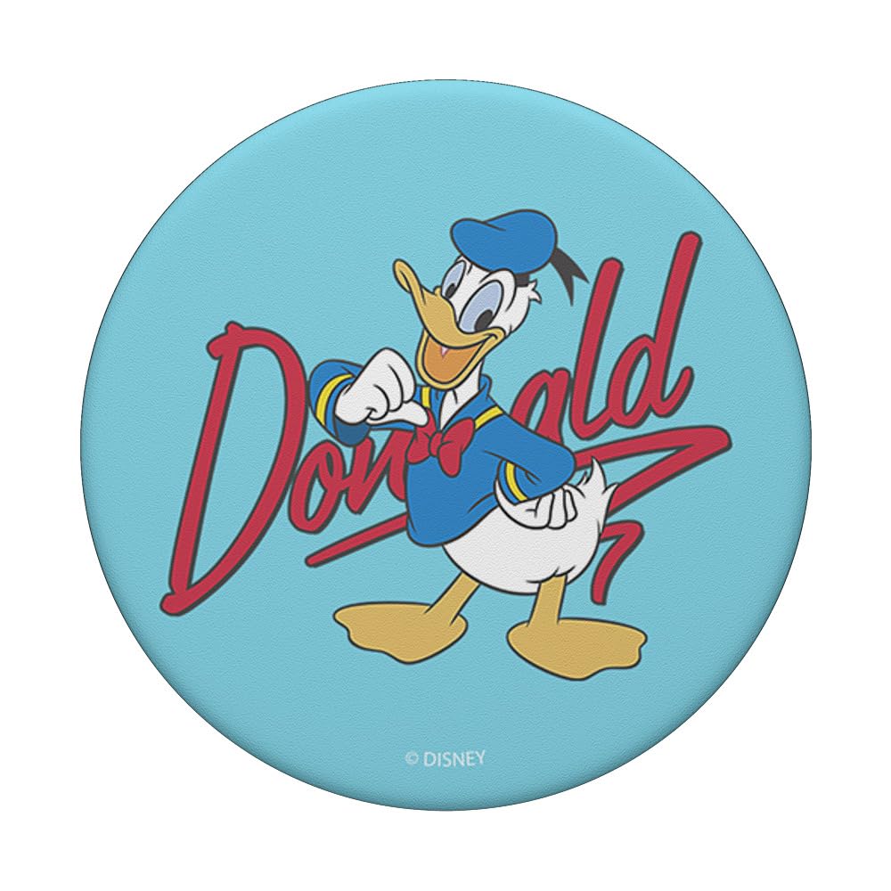 Disney Mickey and Friends Donald Duck PopSockets PopGrip - Swappable Phone Grip Stand for iPhone, Samsung & Smartphones - Perfect for Selfies, Video Calls & Secure Phone Handling
