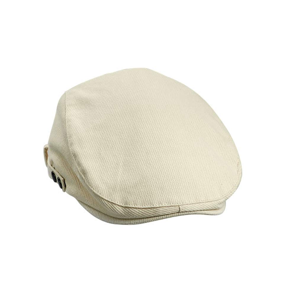 CLAPE Cotton Flat Ivy Gatsby Driving Hat - Classic Newsboy Irish Cabbie Golf Cap for Men | Vintage Style Driving, Golfing & Outdoor Activities