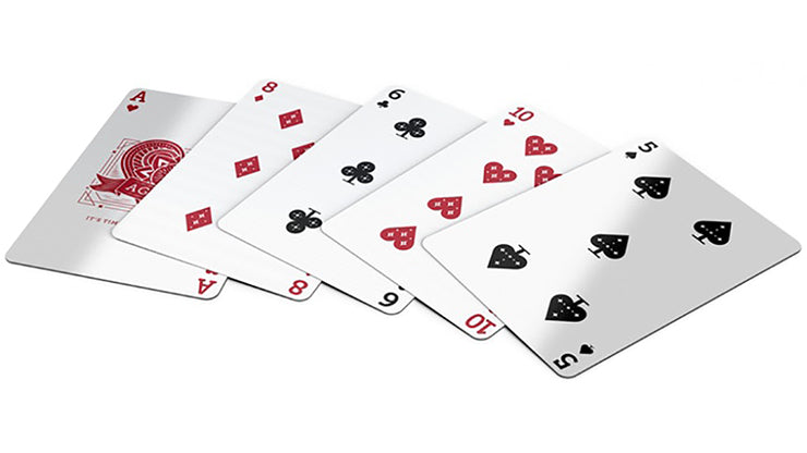 Premium White Edition Agenda Playing Cards - Elegant & Durable Poker Cards for Magic Tricks, Cardistry & Game Nights - Perfect for Professional Magicians & Card Enthusiasts