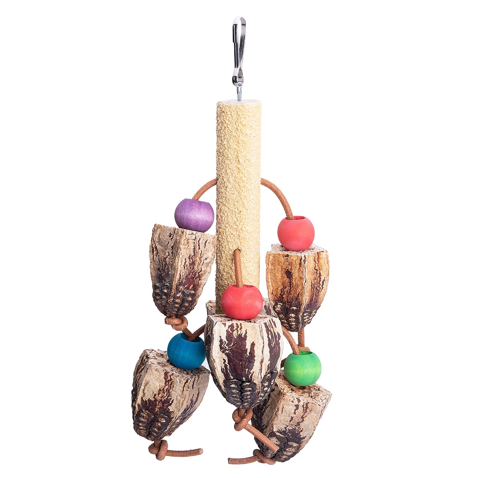 GreBest Chew Toys for Parrots - Durable Bite Resistant Bird Toys for Small & Medium Birds - Perfect for Playtime & Mental Stimulation