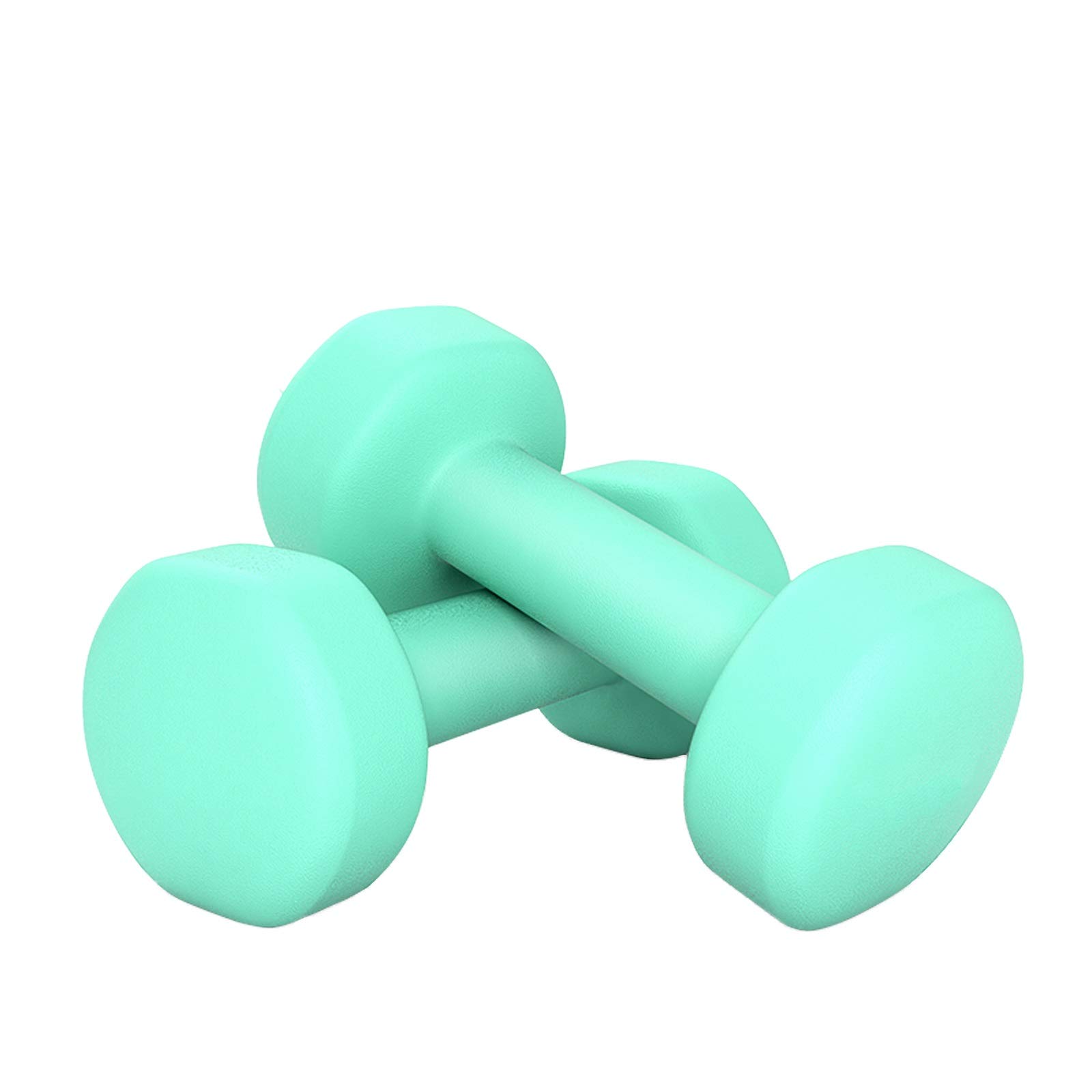 Non-Slip Solid Dumbbell Set for Home Gym - Comfortable Grip Handheld Weights for Strength Training (Men & Women) | Perfect for HIIT, CrossFit & Home Workouts