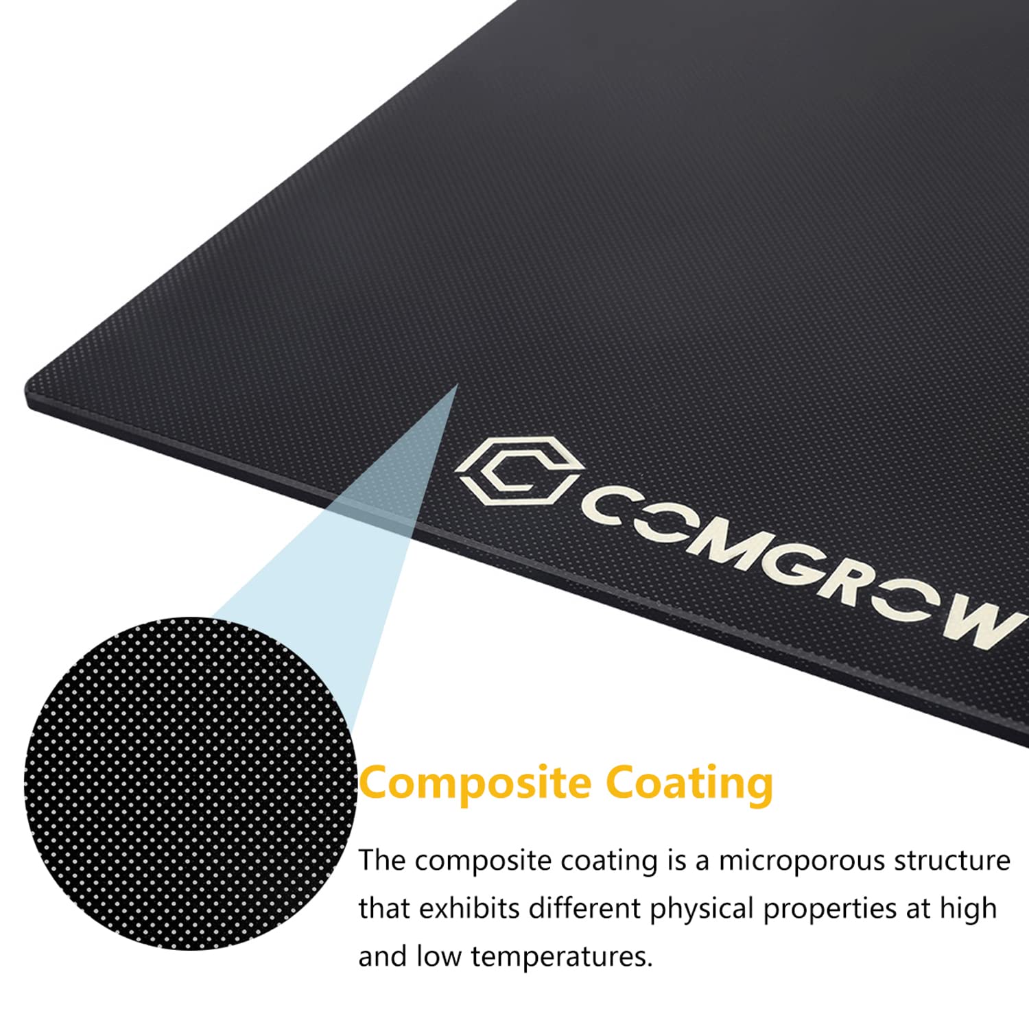 Comgrow Creality Ender 3 3D Printer Kit with 2 Upgraded Tempered Glass Plates (235x235mm) & Bed Clips - High Precision DIY Printing for Home, School & Hobby Projects
