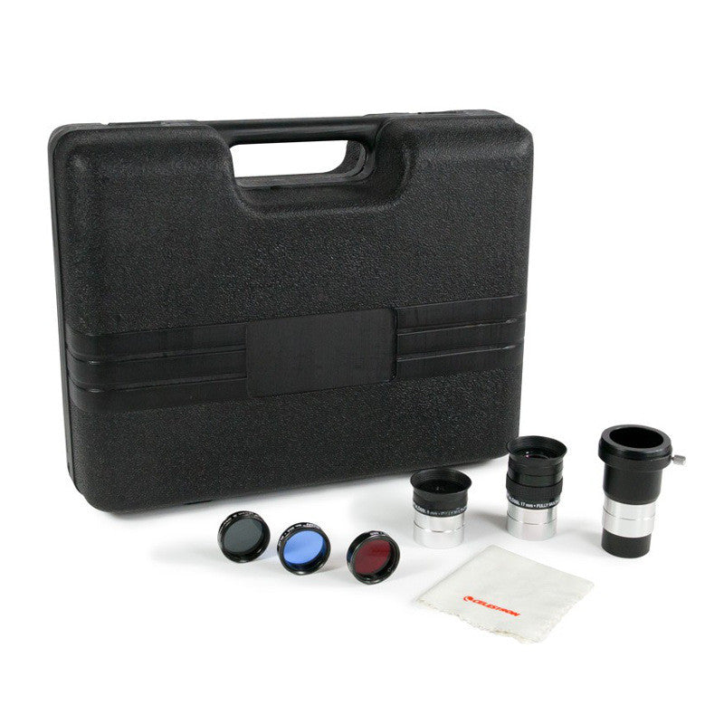 Celestron 94308 Telescope Accessory Kit for Astronomy - Essential Gear for Stargazing, Astrophotography & Night Sky Observation
