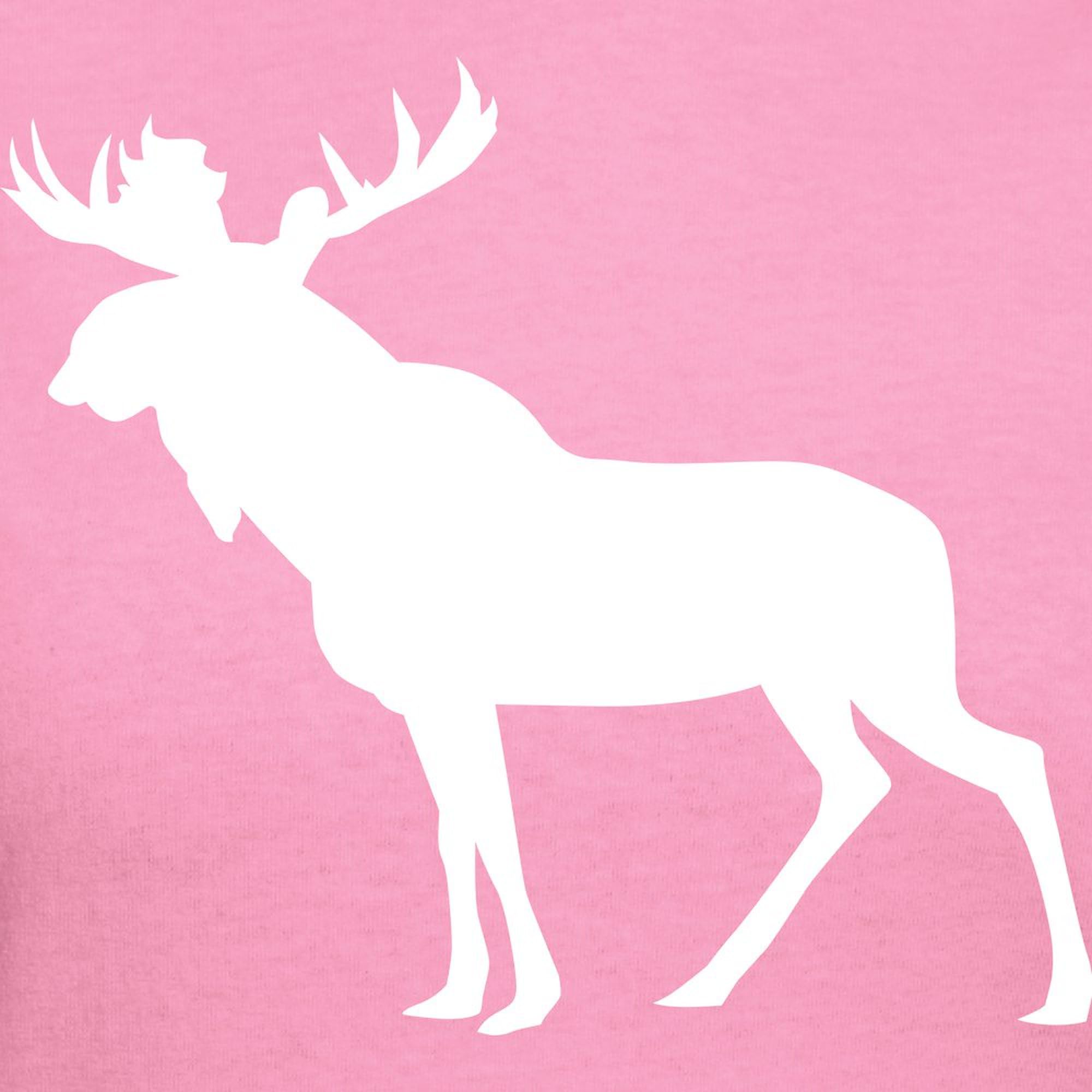 Moose Women's Classic Cotton Dark T-Shirt | Comfortable Casual Tee for Everyday Wear | Perfect for Outdoors, Hiking & Nature Lovers