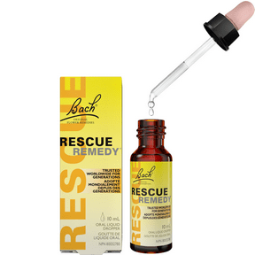Bach Rescue Remedy Natural Stress Relief Drops 10ml - Calming Anxiety & Emotional Support for Daily Stress, Travel, Exams & Work Pressure