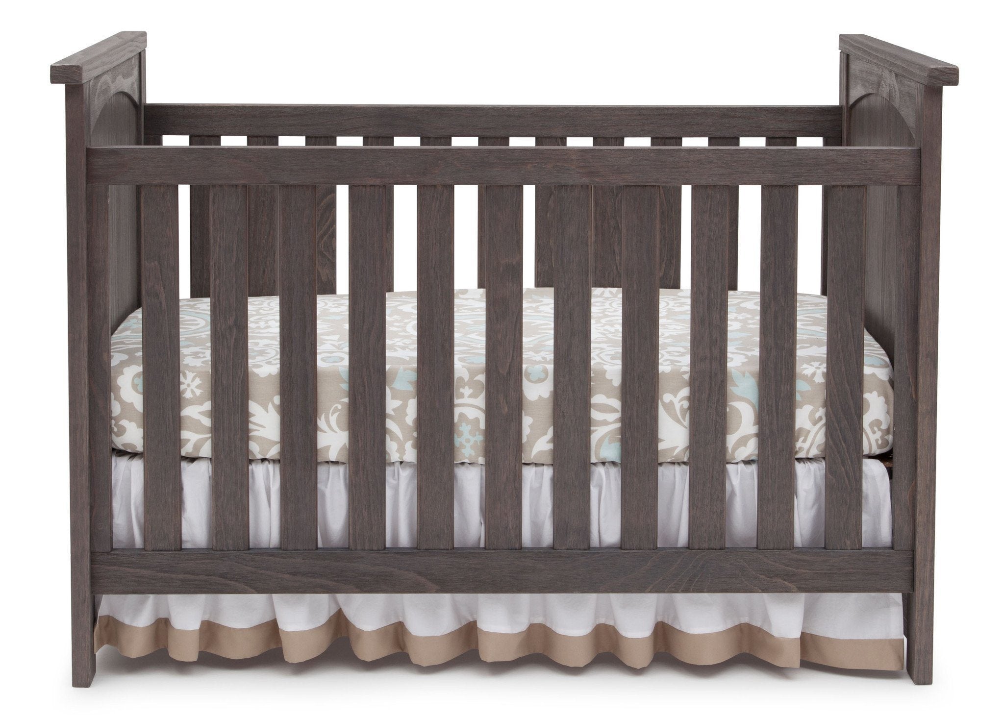 Northbrook 3-in-1 Convertible Baby Crib - Toddler Bed & Daybed - Safe Nursery Furniture for Newborns & Kids - Perfect for Bedrooms, Daycare & Guest Rooms