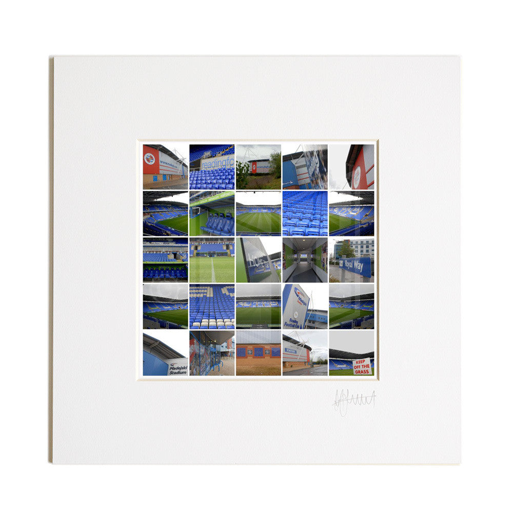 Madejski Stadium: 21st Century Football Cathedral - Premium Football Stadium Poster for Home & Office Decor | Perfect for Sports Fans & Memorabilia Collectors