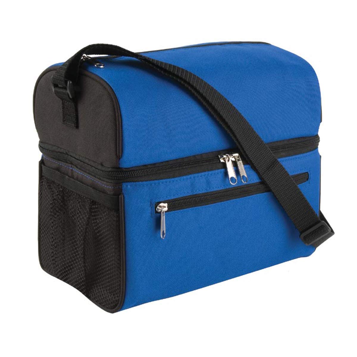 Insulated Medium Lunch Cooler Bag - Leakproof & Lightweight for Work, School, Picnics | Keeps Food & Beverages Cold for Hours (Blue)