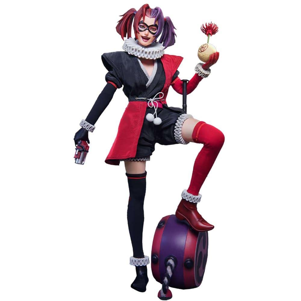 Batman Ninja Harley Quinn Deluxe 1:6 Scale Collectible Action Figure - Multicolor DC Comics Toy for Display & Gift for Collectors
