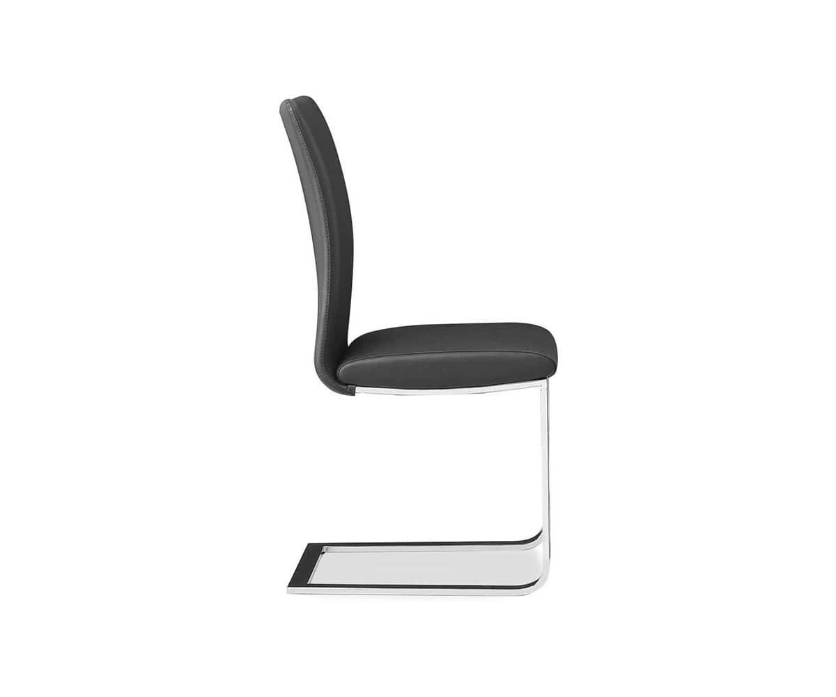 Alma Modern Dining Chair - Sturdy Wooden Kitchen Chair with Upholstered Seat - Perfect for Dining Room, Kitchen, and Breakfast Nook