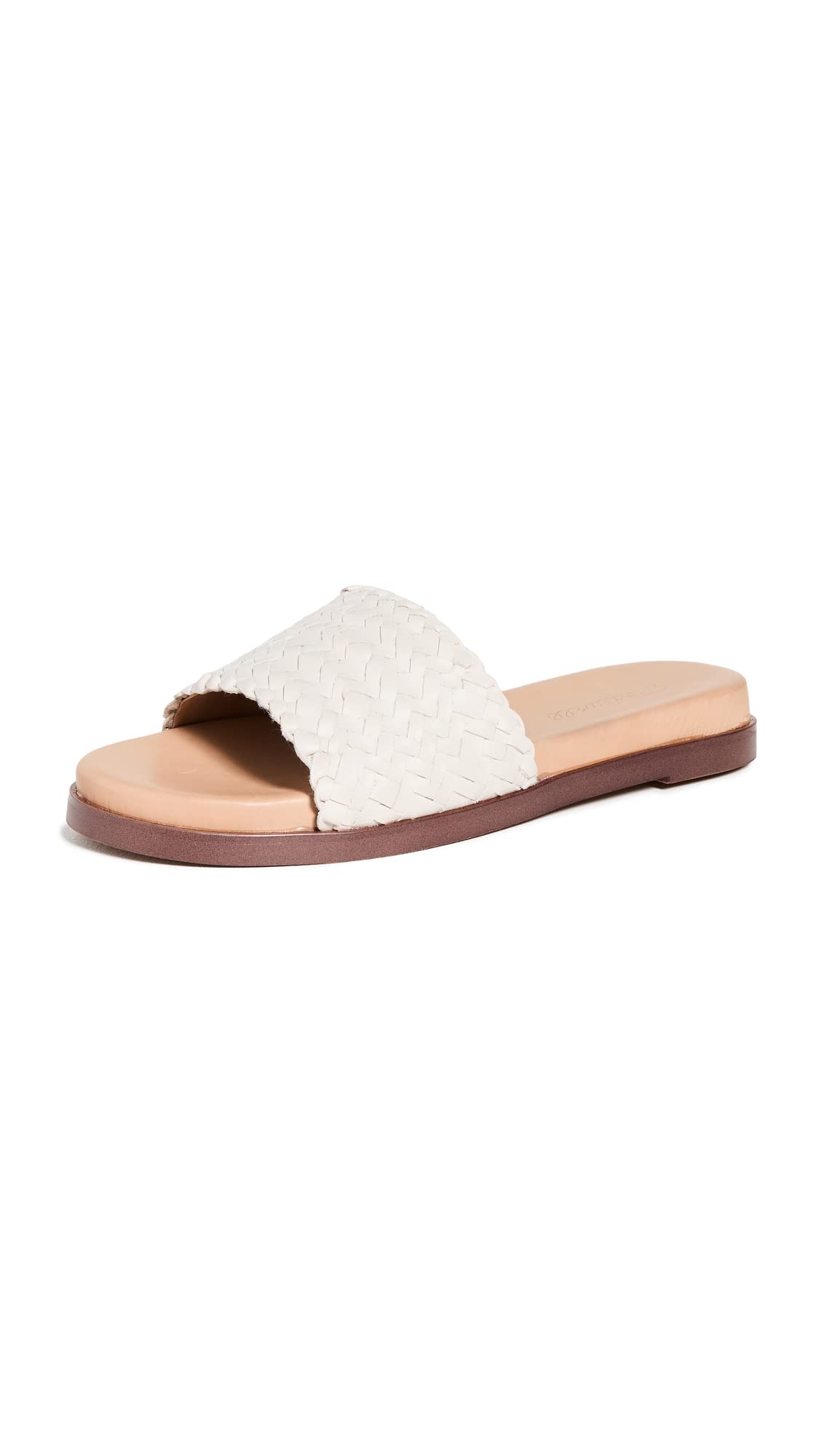 Madewell Women's Palmer Woven Slides - Comfortable Summer Sandals for Beach, Pool & Casual Outfits | Breathable & Stylish Flat Slides for Women