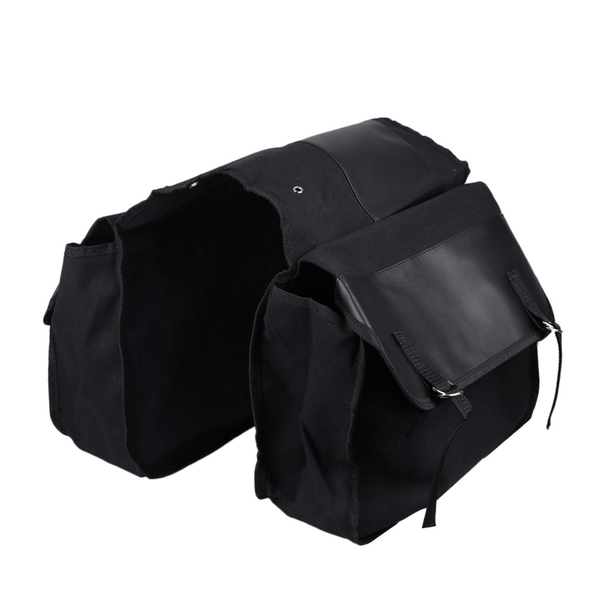 LIOOBO Bike Rear Seat Bag - Waterproof Double Panniers Cycling Tail Trunk Luggage for Bicycle Commuting, Travel & Picnic (Khaki) | Perfect for Urban Cycling, Grocery Shopping & Outdoor Adventures
