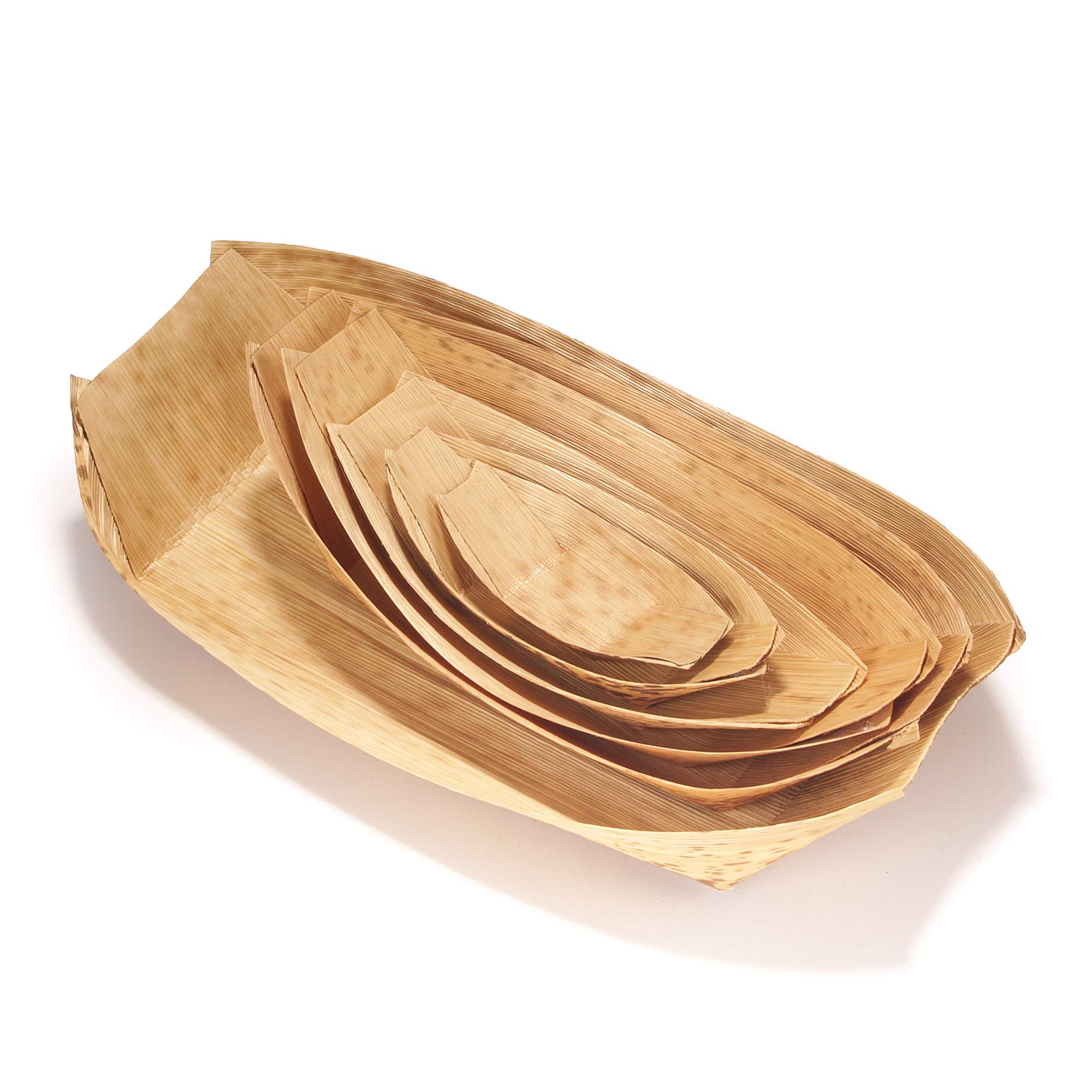 Premium Bamboo Leaf Boats 3.25