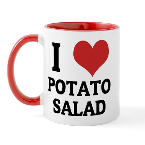 White/Red Inside - I Love Potato Salad Mug