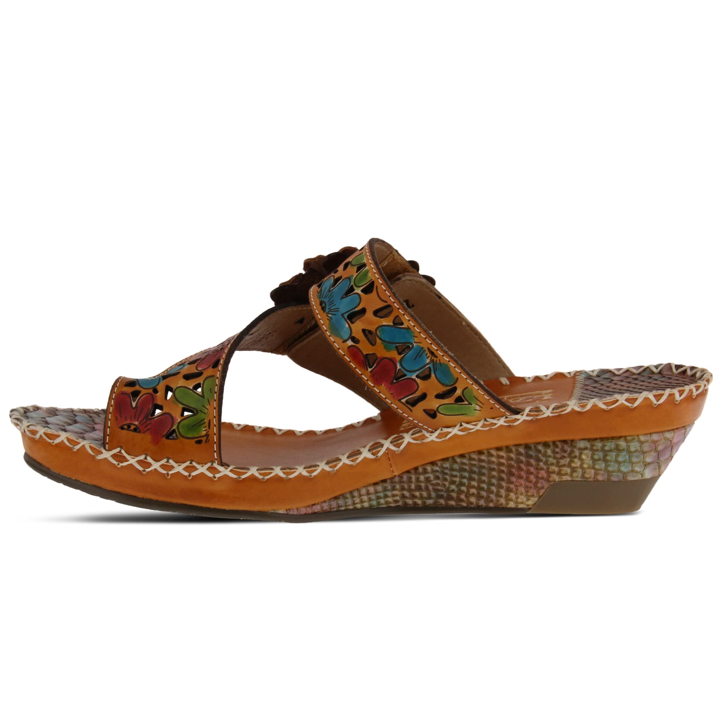 Spring Step L'Artiste Women's Vardi Comfort Slide Sandals - Breathable & Lightweight for Summer, Beach, and Casual Outings