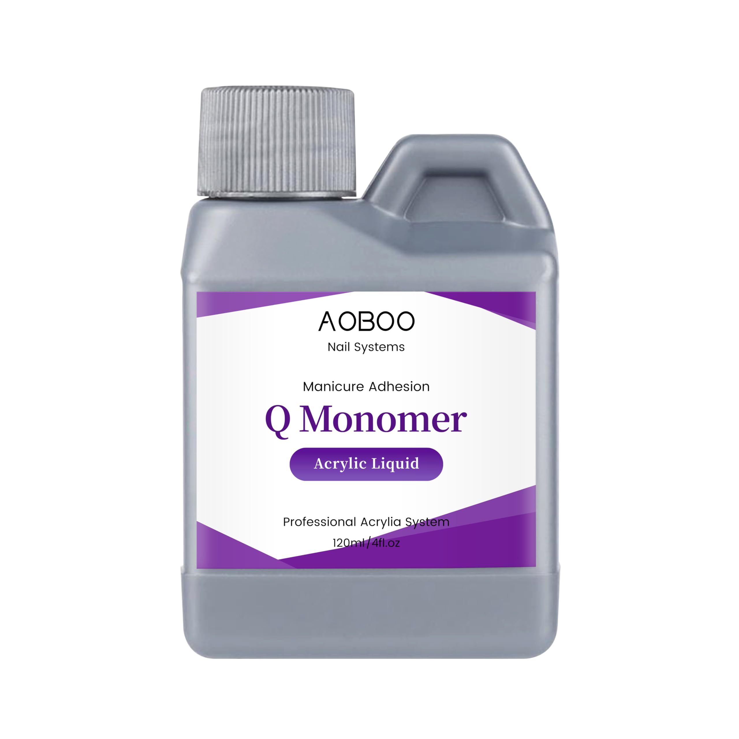 Professional 120ml (4fl.oz) Monomer Acrylic Nail Liquid for Nail Extensions & Art - DIY Nail Builder Solution for Home & Salon Use - Perfect for Manicures, Pedicures, and Creative Nail Designs