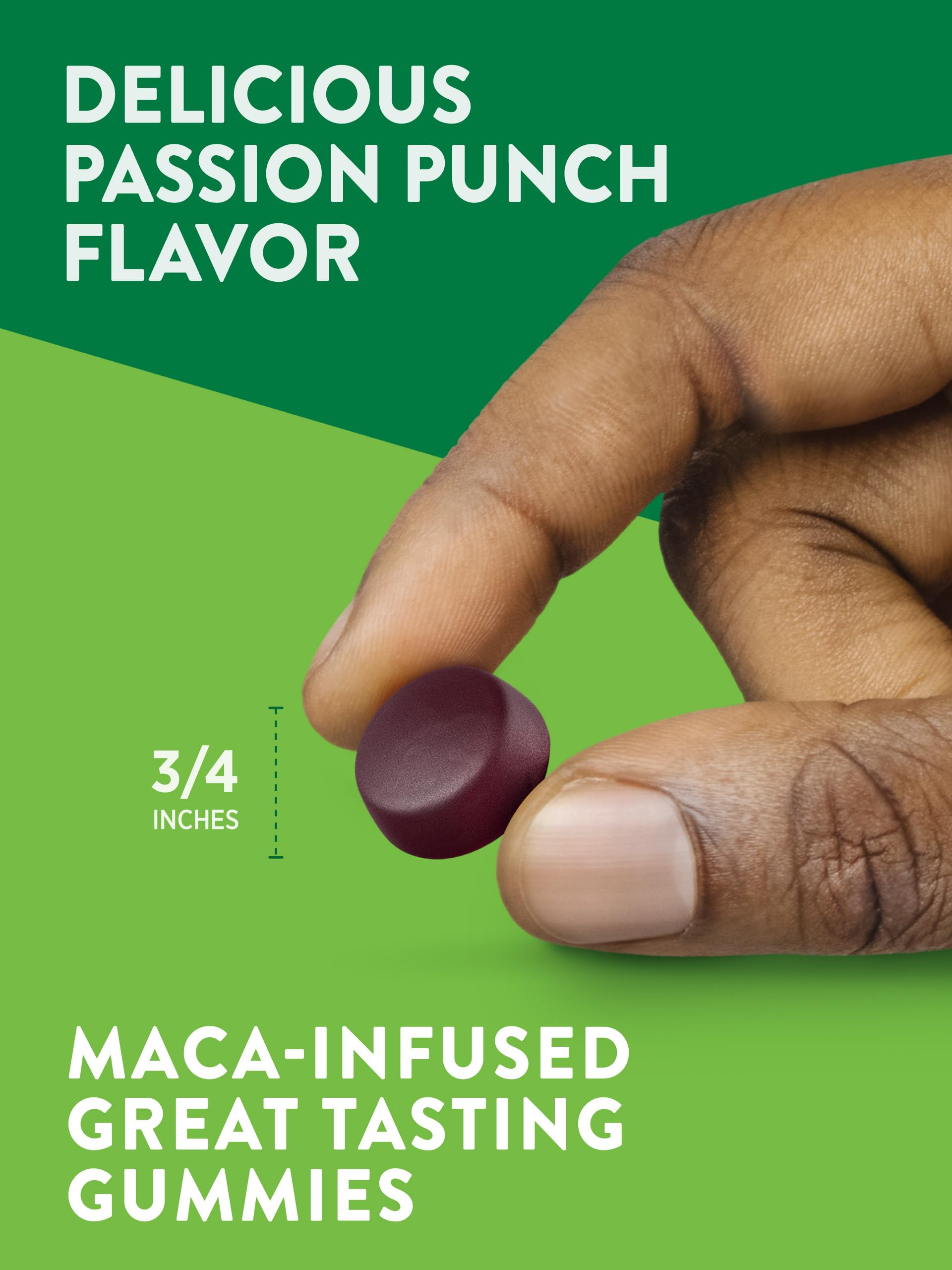 Nature's Truth Horny Goat Weed Gummies with Maca Root - 60 Count | Vegan, Non-GMO, Gluten Free Supplement for Men | Passion Punch Flavor | Natural Energy & Vitality Boost for Intimate Moments & Daily Wellness