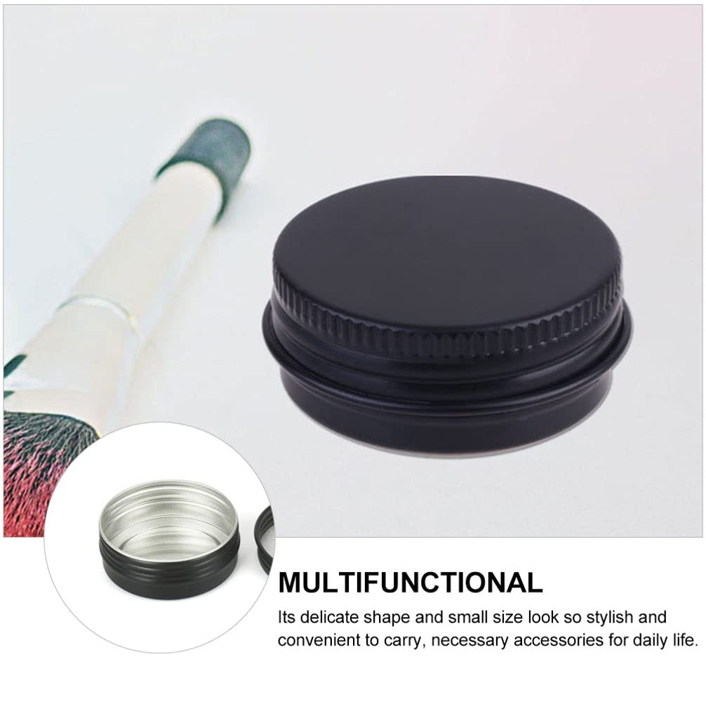 20pcs Cosmetic Aluminum Boxes - Round Makeup Containers for Creams, Samples & Travel Storage - Reusable Tin Jars for DIY Beauty, Skincare & Organizing Small Items