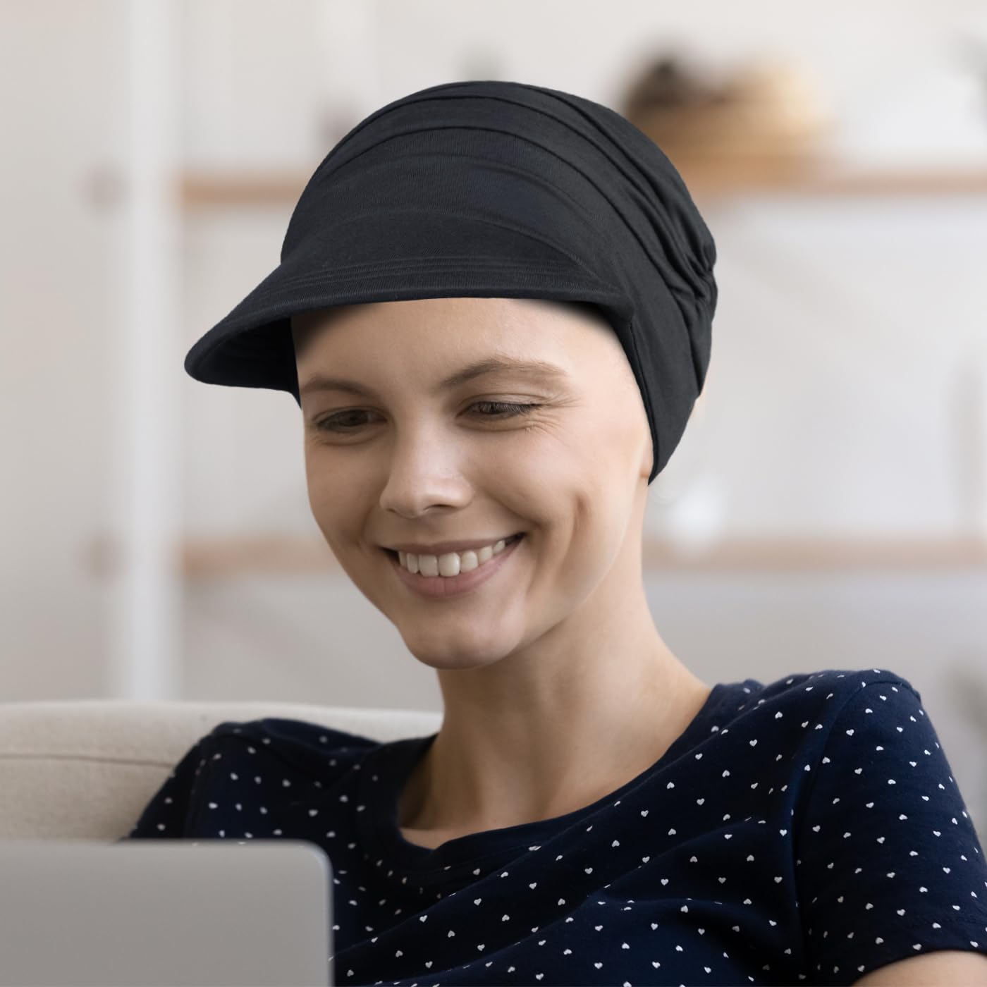 Soft Bamboo Baseball Cap for Women - Breathable & Comfortable Chemo Hat for Hair Loss - Perfect for Outdoor Activities, Cancer Treatment & Everyday Wear