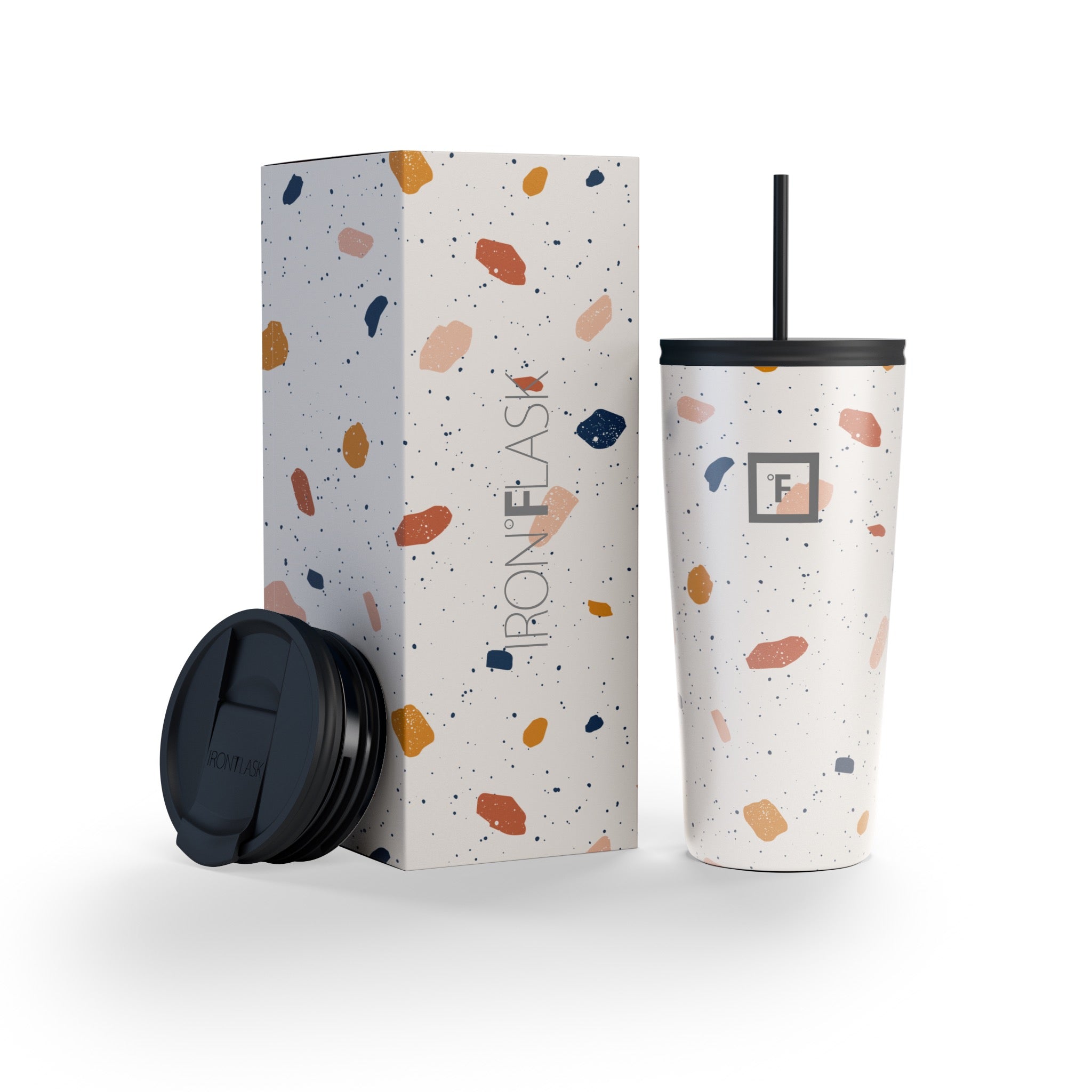 20 Oz Classic Tumbler 2.0 - Insulated Stainless Steel Travel Mug with Lid & Straw - Perfect for Coffee, Tea & Cold Drinks at Home, Office or Gym