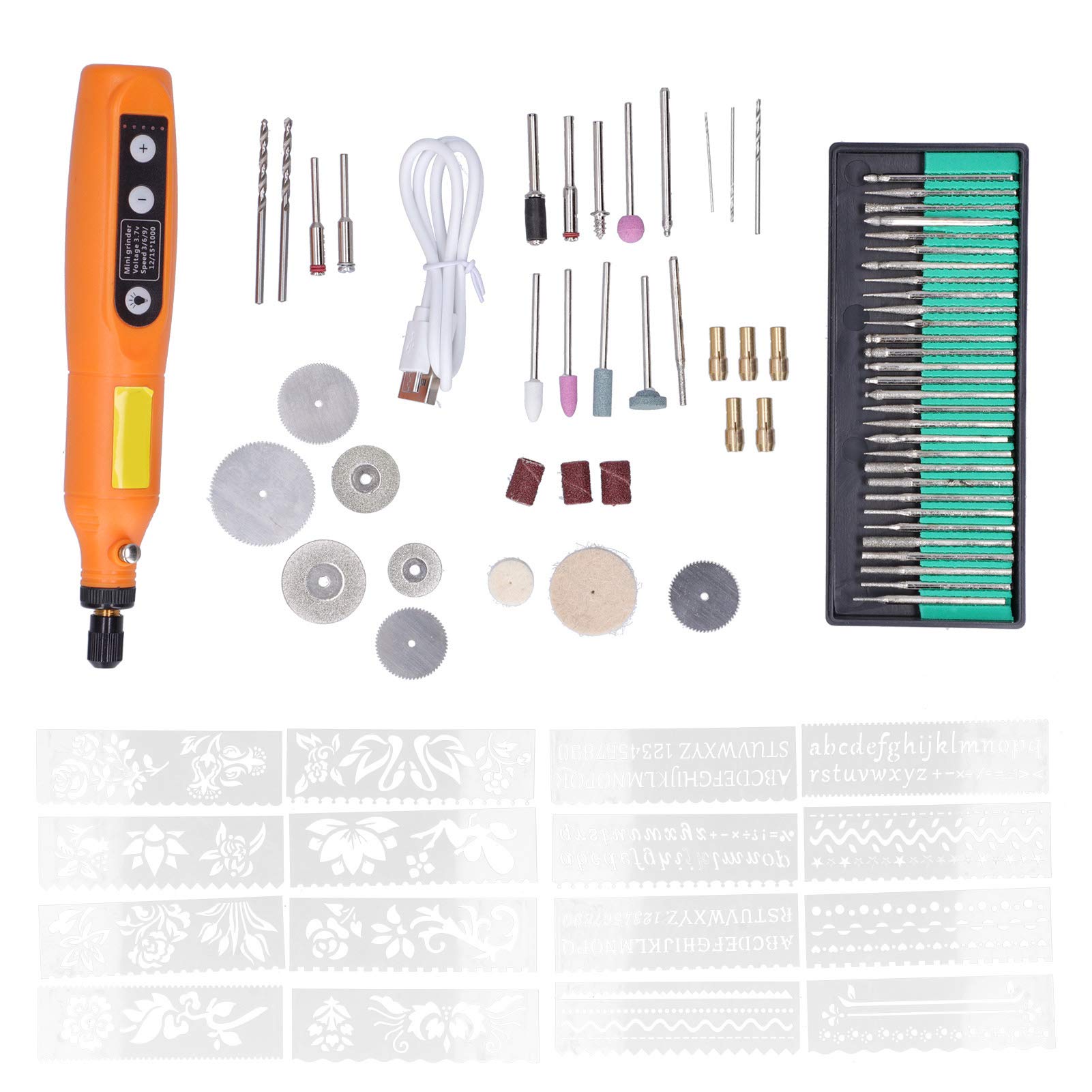 5-Speed Rechargeable Mini Engraving Pen with 82-Piece Accessories Kit - Electric Engraver Tool for DIY, Metal, Wood, Glass Engraving, Polishing & Trimming - Perfect for Crafts, Jewelry Making & Industrial Use