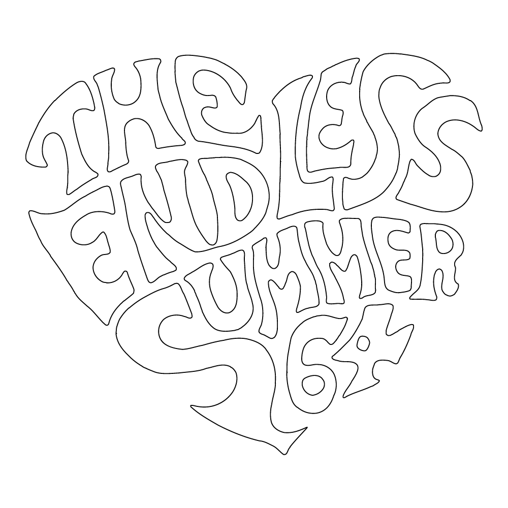 251 Endless Summer Heart 64 - 5 x 5 Inch Decorative Wall Art for Home, Bedroom, Living Room - Perfect for Boho, Farmhouse & Coastal Decor Styles