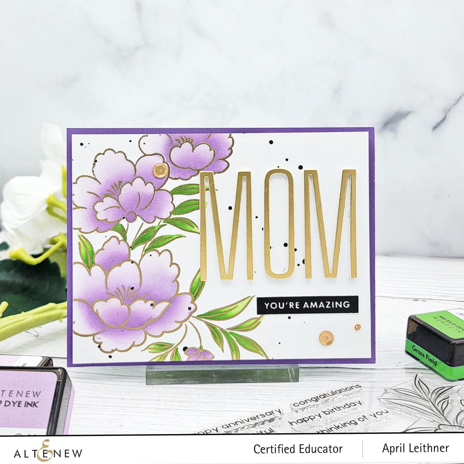 Bold Sentiments Stamp Set for Card Making, Scrapbooking & DIY Crafts - Express Your Emotions with Unique Handmade Designs