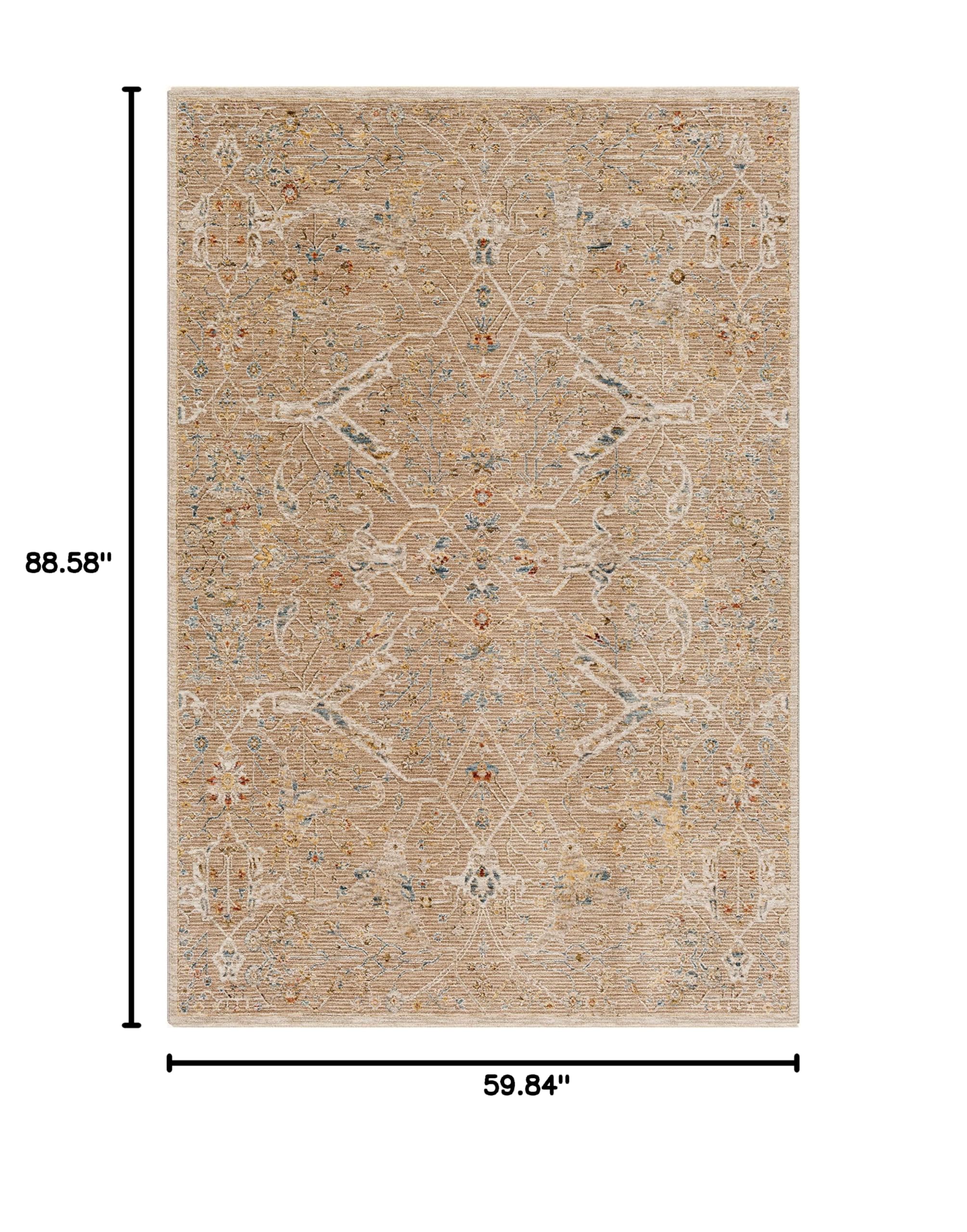 Hauteloom Barneyside Soft Plush Area Rug 5' x 7'5