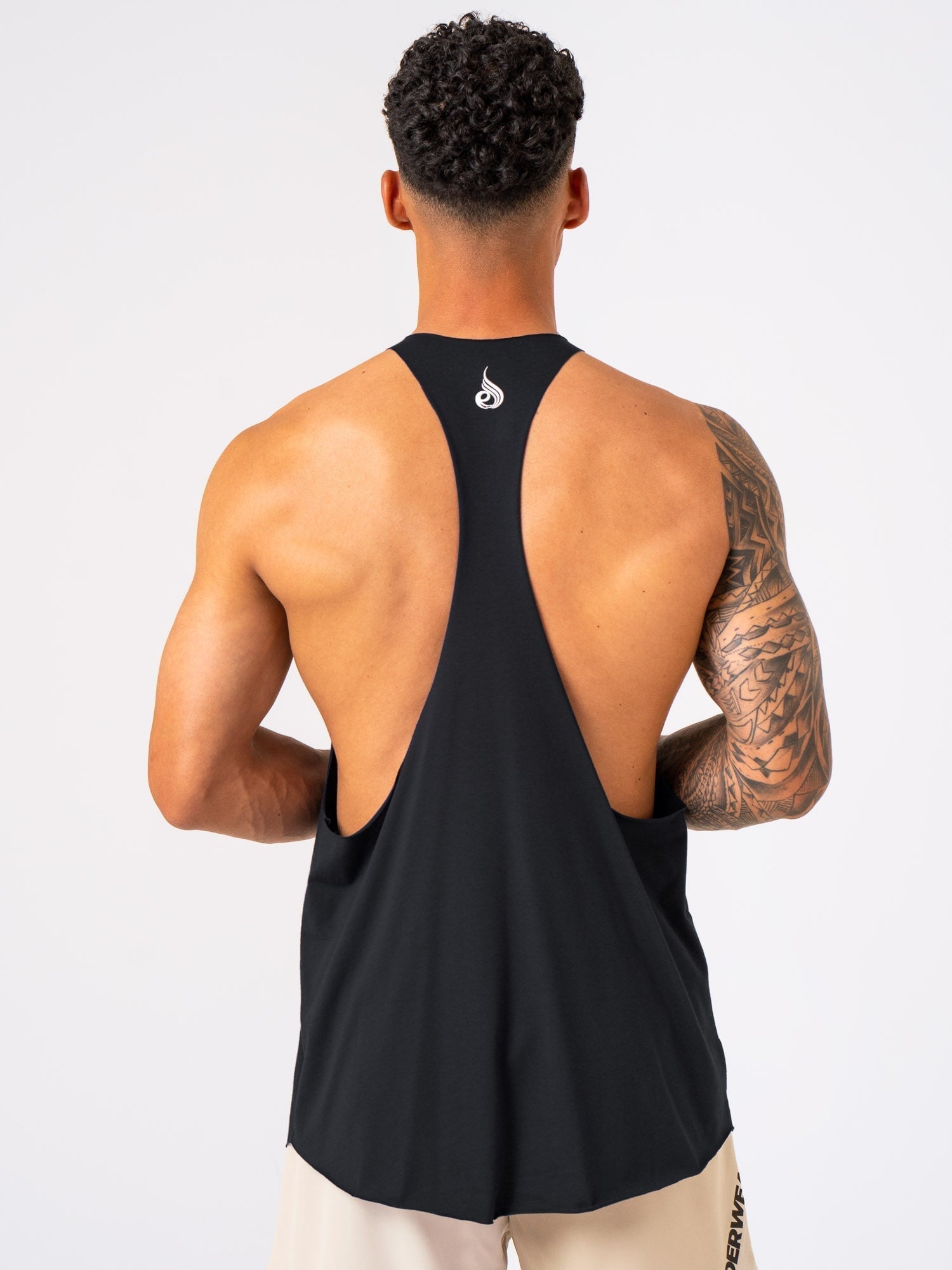 Emerge Arnie T-Back Black - Comfortable & Stylish Men's Tank Top for Gym, Workout & Casual Wear