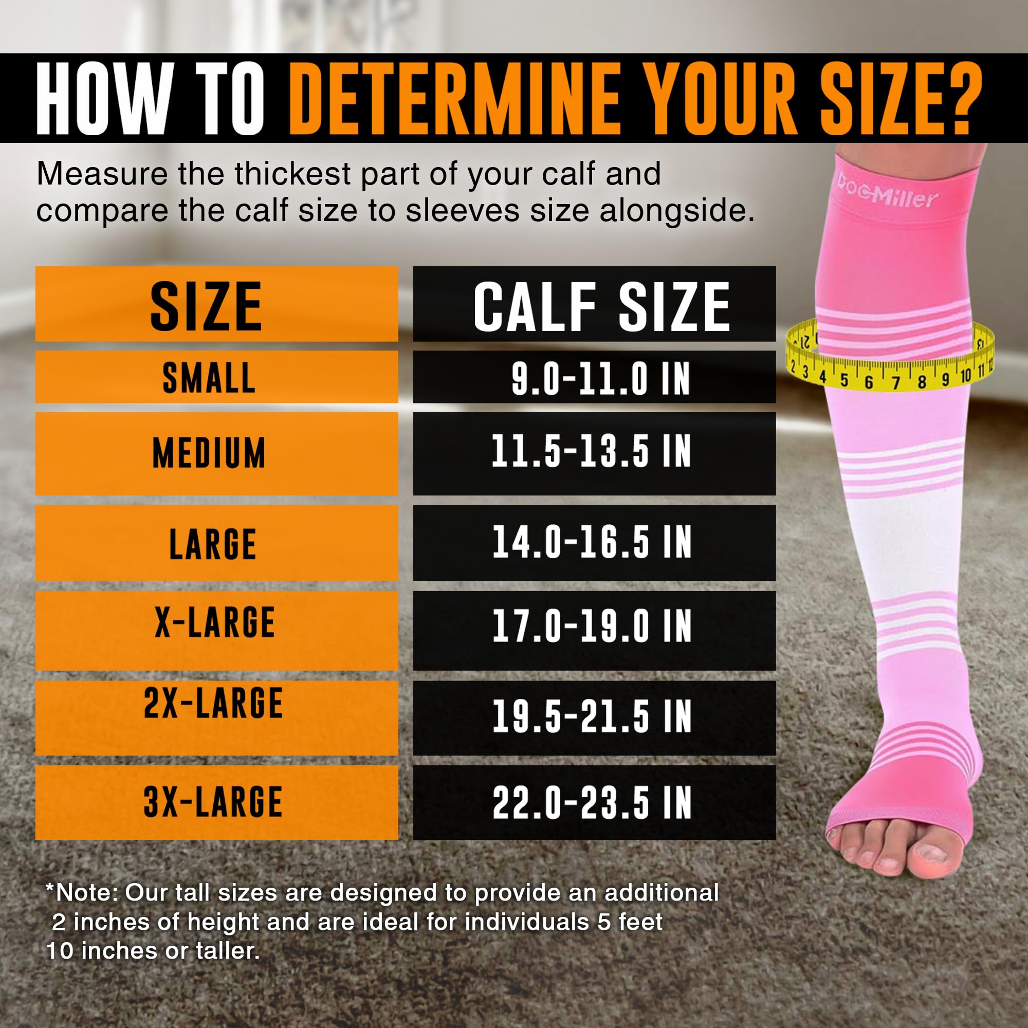 Doc Miller Premium Open Toe Compression Socks 20-30mmHg - Women's Toeless Dress Socks for Circulation & Comfort - Ideal for Nurses, Travel & Varicose Vein Relief