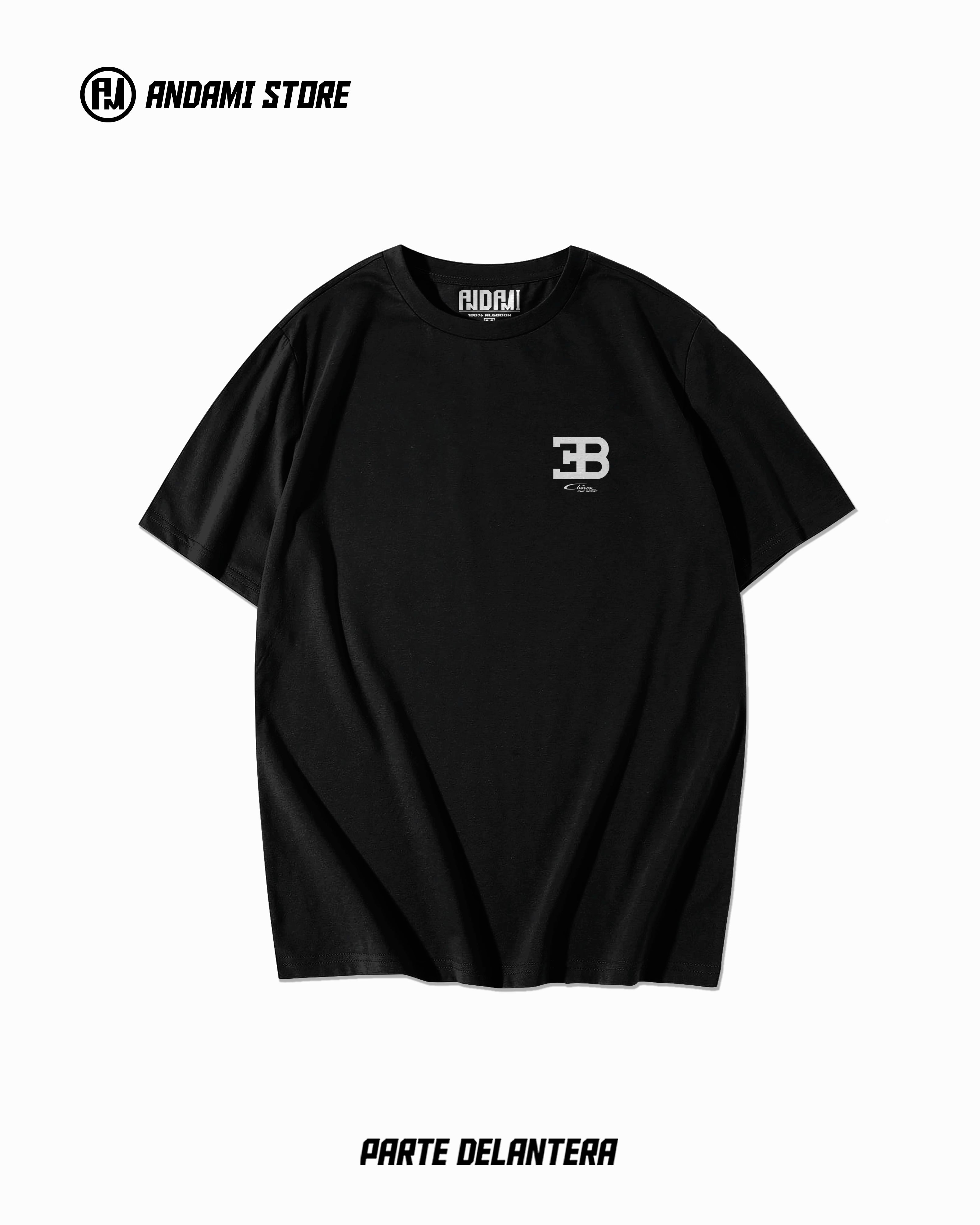 Bugatti Chiron Pur Sport T-Shirt for Men - Premium Cotton Comfort Fit Tee - Perfect for Casual Wear, Racing Events & Car Enthusiasts