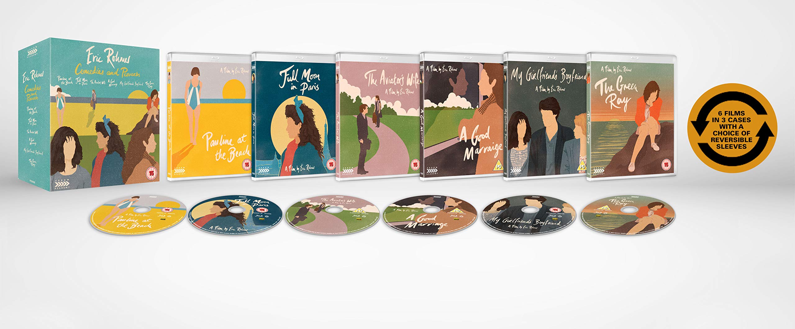 Eric Rohmer 100 - Comedies and Proverbs | Classic French Film Collection | Perfect for Movie Lovers & Cinephiles