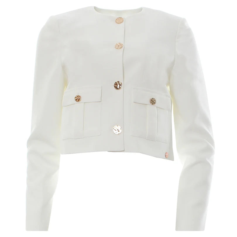 Libby Jacket - Women's Lightweight Waterproof Windbreaker Jacket (White) - Perfect for Hiking, Travel & Outdoor Activities