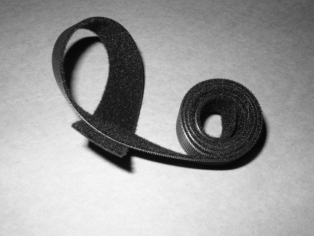 3/4 Inch Black Velcro Tie Wrap - Sold Per Foot - Perfect for Cable Management, DIY Projects, and Home Organization