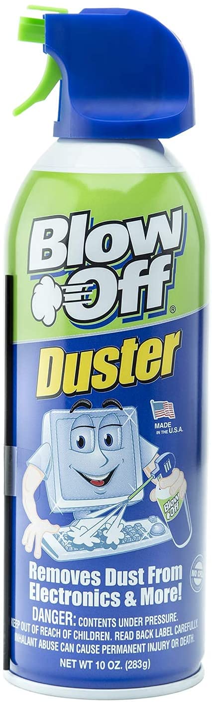 10 oz Compressed Air Duster Can - Powerful Cleaning Tool for Electronics, Keyboards & PC Components - Disposable Dust Blower for Home & Office Use