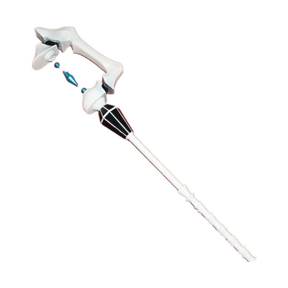 Mushoku Tensei: Jobless Reincarnation Roxy Migurdia Cosplay Cane - White PVC Walking Stick Prop for Anime Convention, Halloween Party & Themed Events