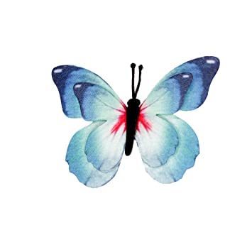 KAVIN Butterfly Claw Clip Hair Clips for Women - Set of 2 Sky Blue Hair Pins, Hair Accessories for Girls & Women - Perfect for Birthday Gifts, Party Hairstyles & Everyday Wear