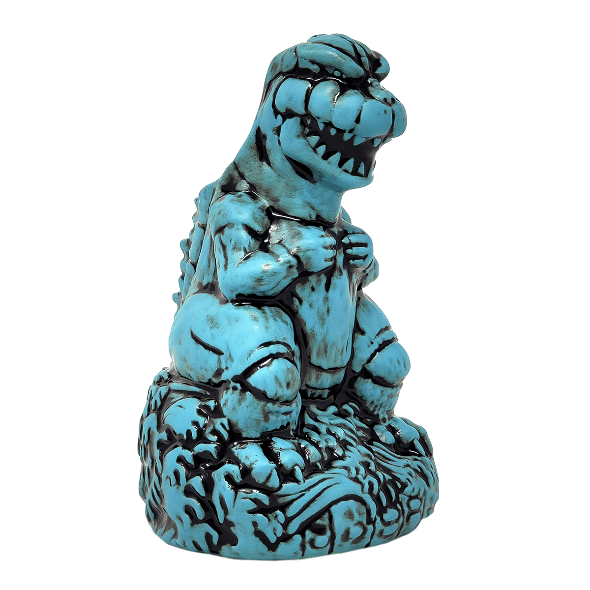 Godzilla 74 Tiki Mug - Heat Ray Variant Collectible Ceramic Cup | Limited Edition Pop Culture Drinkware for Home Bar, Themed Parties & Movie Nights