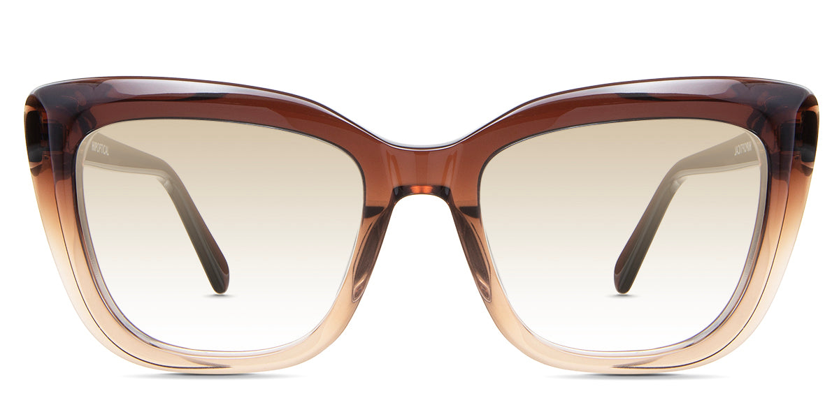 LESA Women's Prescription Tinted Glasses - Stylish & UV Protection for Reading, Driving & Outdoor Activities