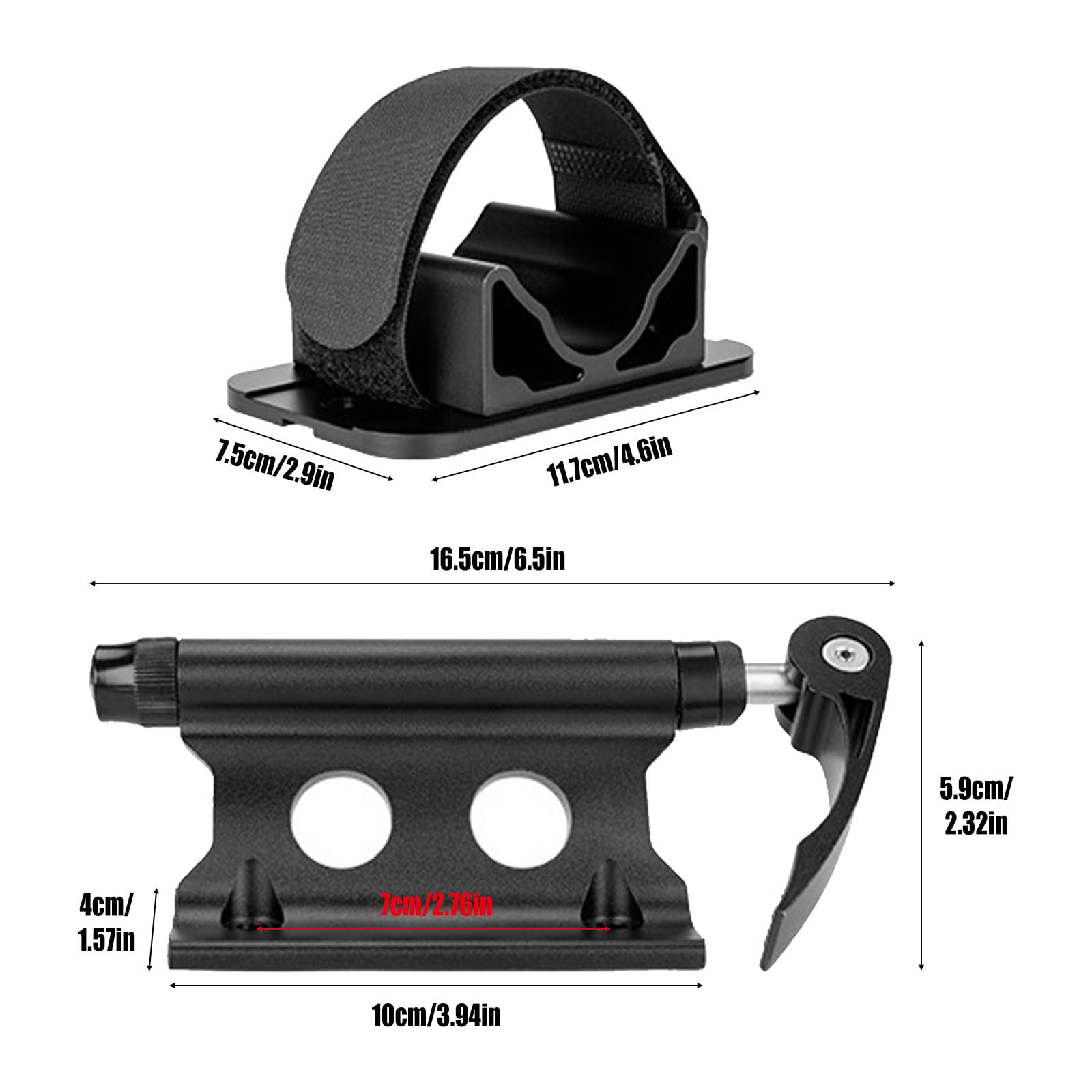 2PCS Triangle Bike Fork Mount Hitch Rack with 9mm Quick Release - Bicycle Car Roof Mount Rack for Vehicles, Truck, Pickup, Trailer & Vans - Perfect for Road Trips, Camping & Outdoor Adventures