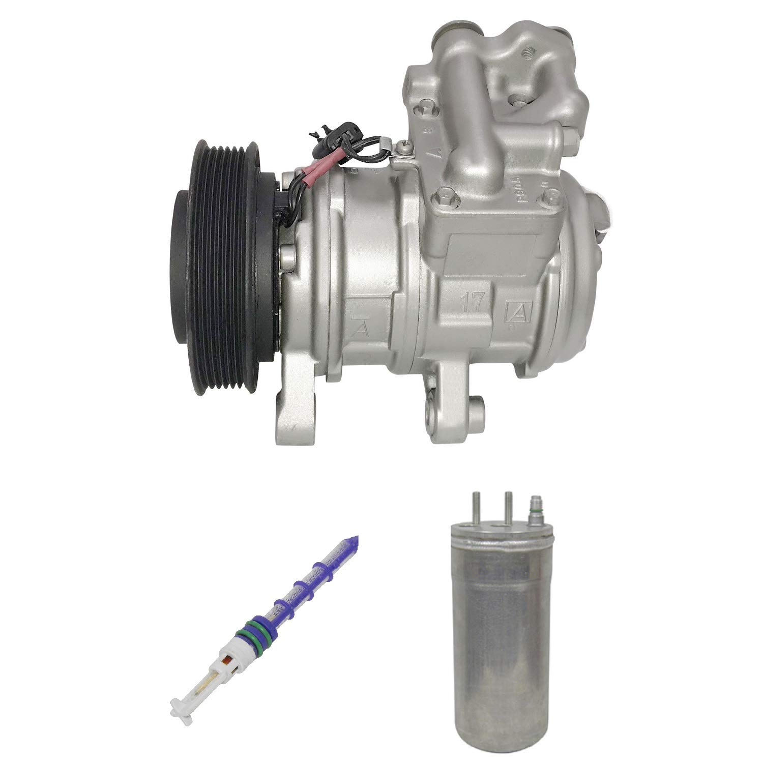 RYC Automotive A/C Compressor & Clutch Kit - Compatible with KT CI18 Models | High-Performance Air Conditioning Replacement Part for Smooth Cooling | Perfect for Summer Driving & Long Road Trips