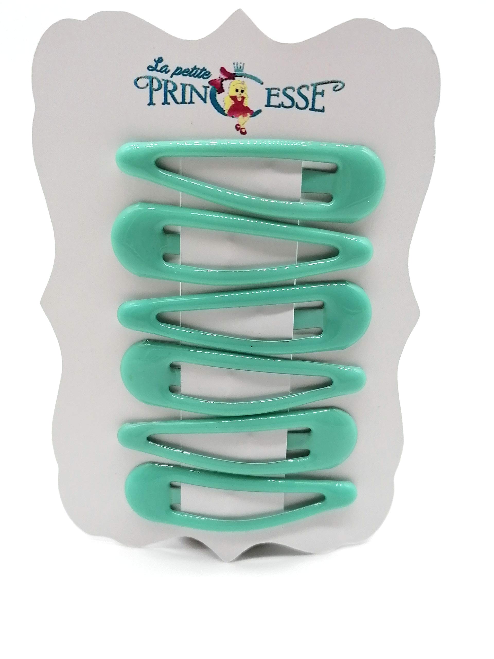 18-Pack Green Parrot Snap Hair Clips for Women, Girls & Kids - Tropical Aqua Color Barrettes for School, Parties & Everyday Hairstyles