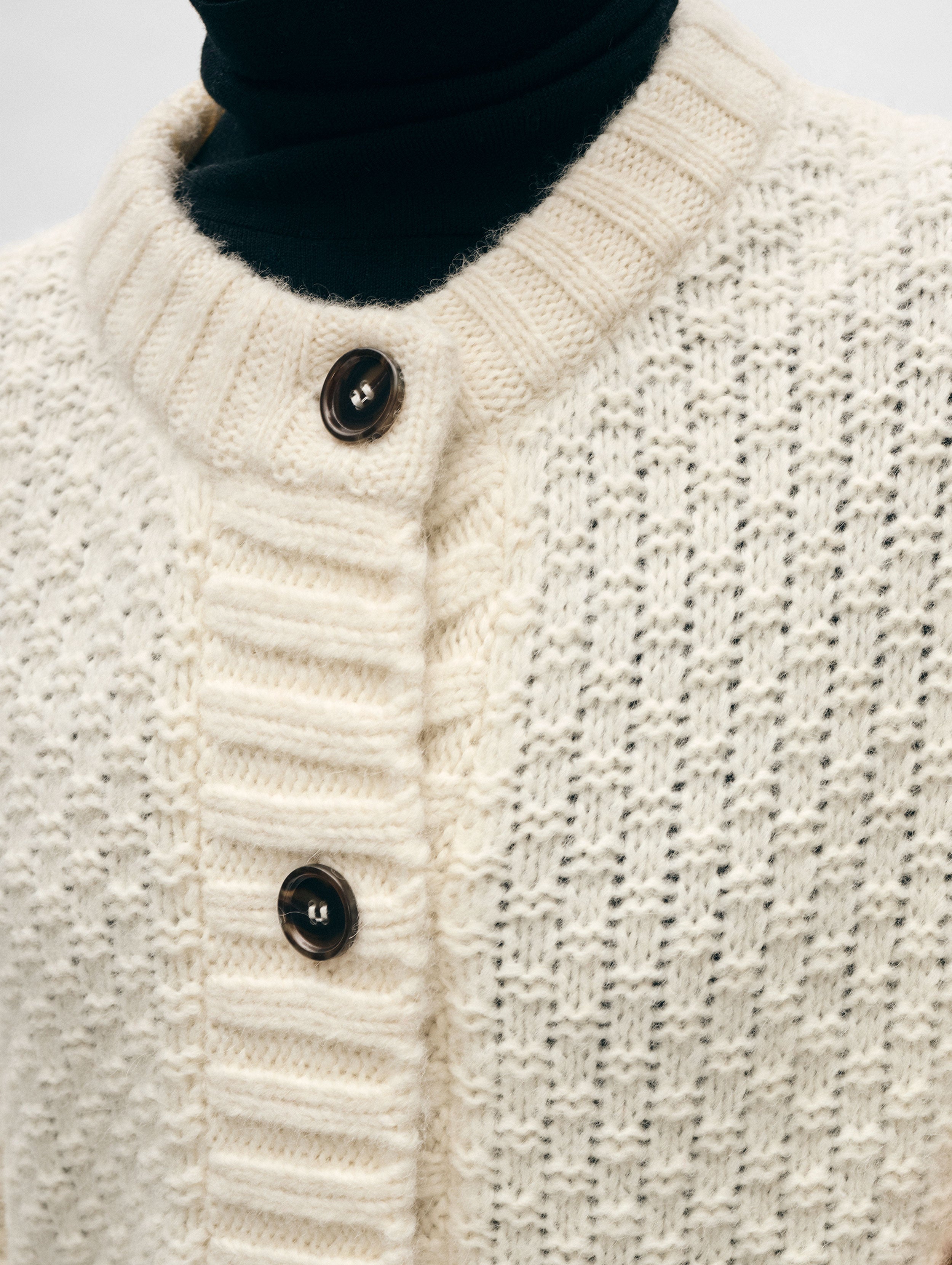 Soft & Cozy Alpaca Blend Cardigan for Women - Lightweight Knit Sweater for Fall & Winter - Perfect for Layering, Office Wear & Casual Outfits