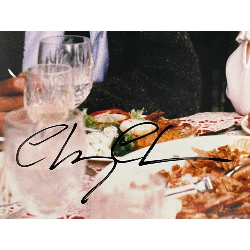 Chevy Chase & Beverly D'Angelo Autographed Christmas Vacation 11x14 Photo - JSA Certified - Perfect for Holiday Decor & Movie Memorabilia Collectors