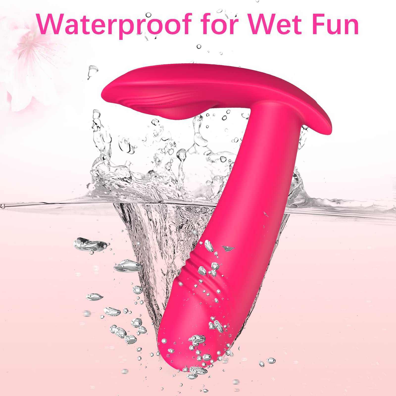Remote Control Wearable Vibrator - 3-in-1 Rechargeable Adult Toy for Women with 10 Vibration Modes | Hands-Free Panty Vibrator, Dildo & Clitoral Stimulator | Perfect for Couples Play, Long Distance Relationships & Solo Pleasure