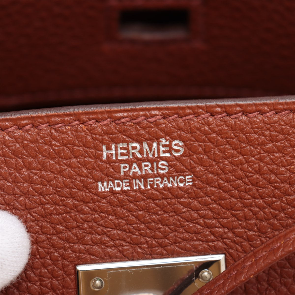 Authentic Hermes Birkin 30 Togo Leather Handbag in Sienna - Luxury Designer Tote Bag for Women | Perfect for Work, Travel & Special Occasions