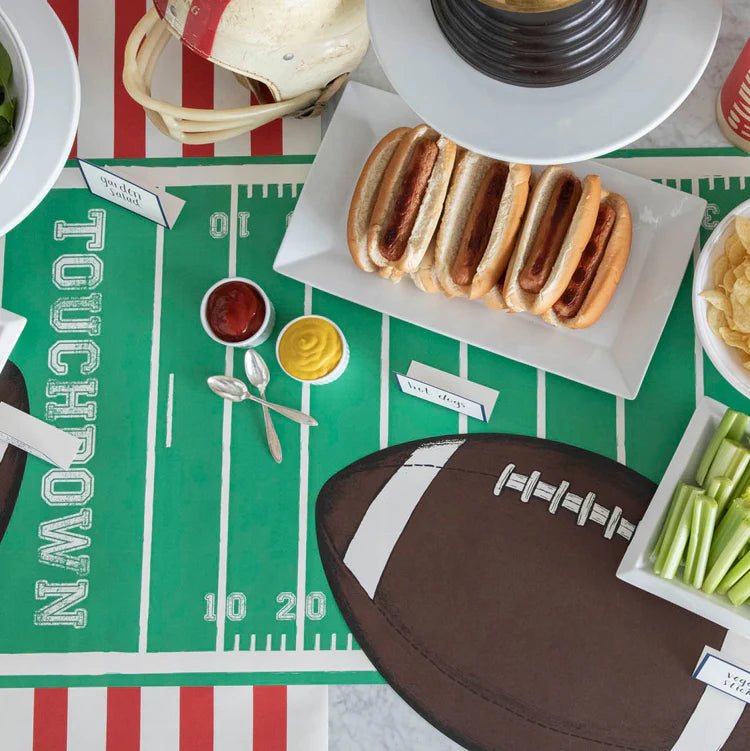 Touchdown Runner 20 x 25 Feet - Non-Slip Football Field Mat for Indoor/Outdoor Sports, Training, and Game Day Decor