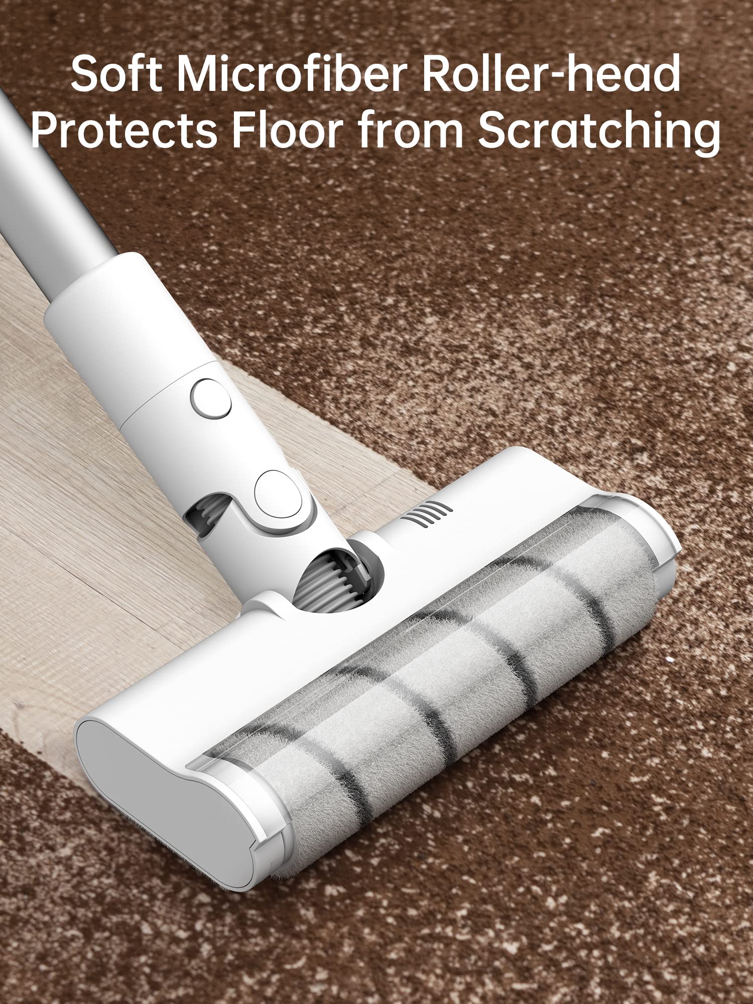 DREAME Soft Roller Power Brush for T10 Cordless Vacuum Cleaner - Gentle Hard Floor & Surface Cleaning | Perfect for Hardwood, Tile & Laminate Floors